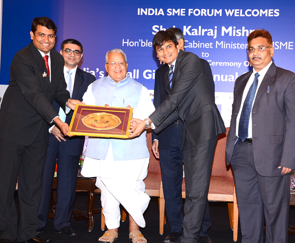Awarded by Shri KALRAJ MISHRA